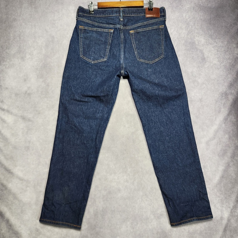 Abercrombie Fitch Mens 33x30 Athletic Loose Vintage Stretch Dark‎ Wash Jeans